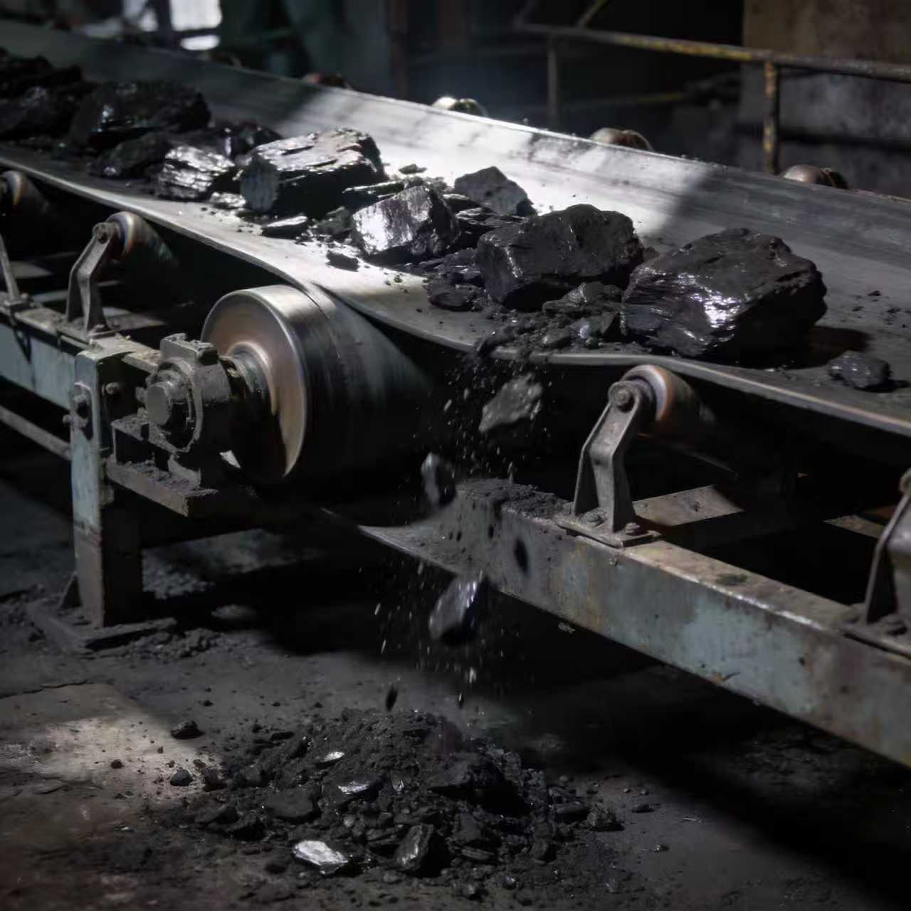 煤矿皮带撒煤识别