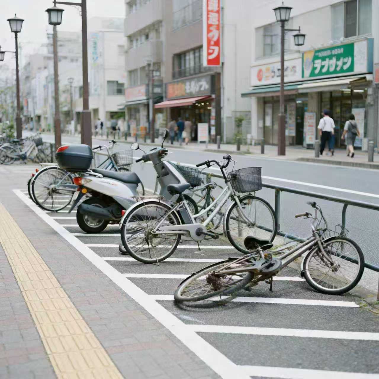 非机动车乱停放识别.