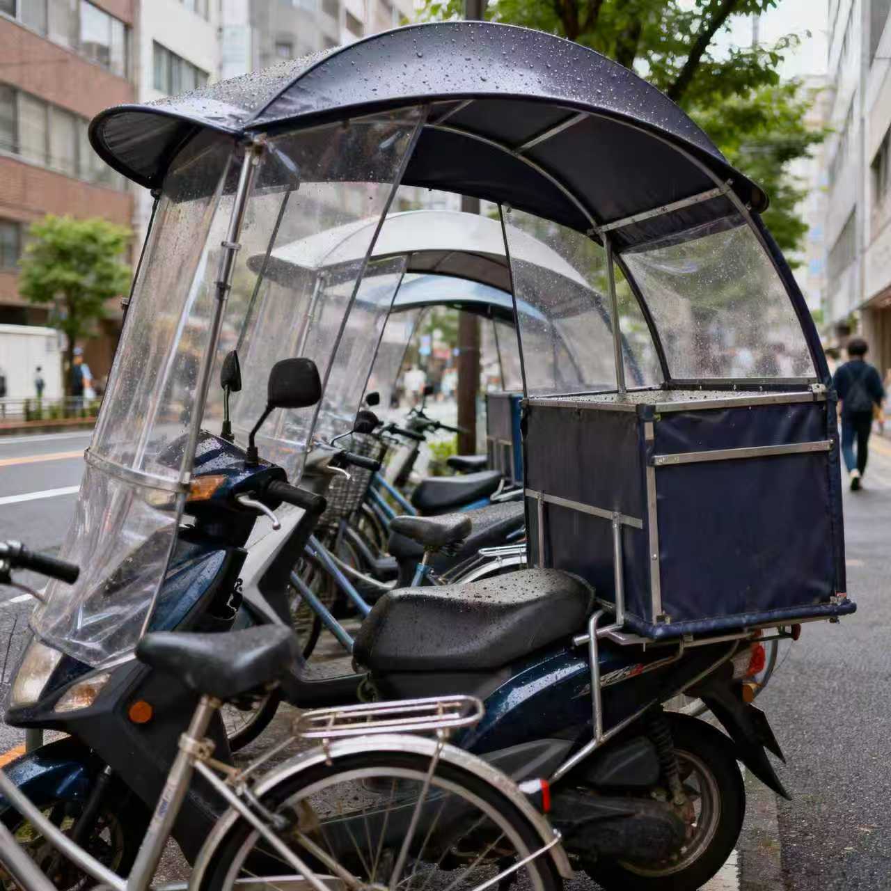 非机动车雨篷识别.